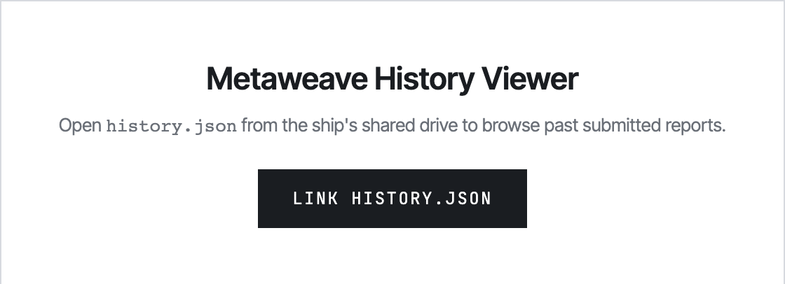 Viewer landing page